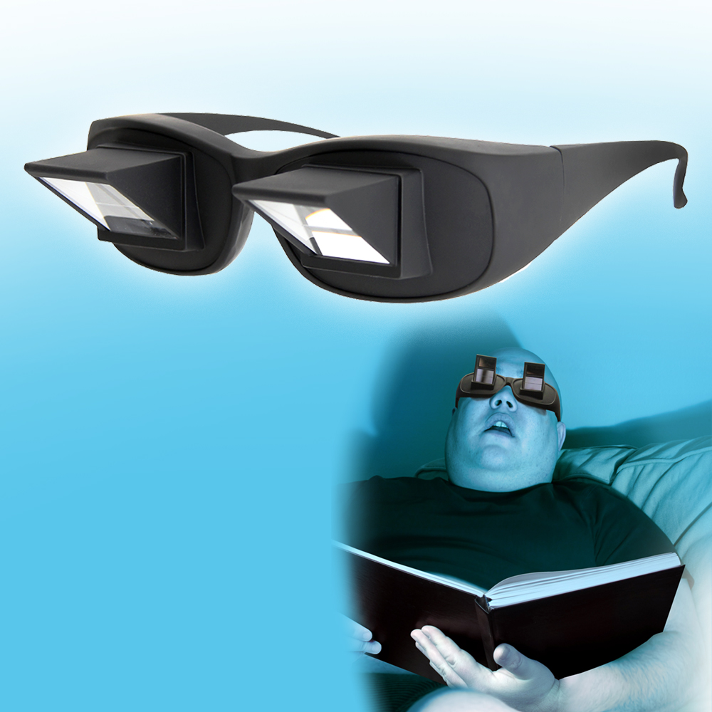 Faule Brille Prisma Brille Horizontale Brille Legen Sie sich zum Lesen /  Fernsehen hin