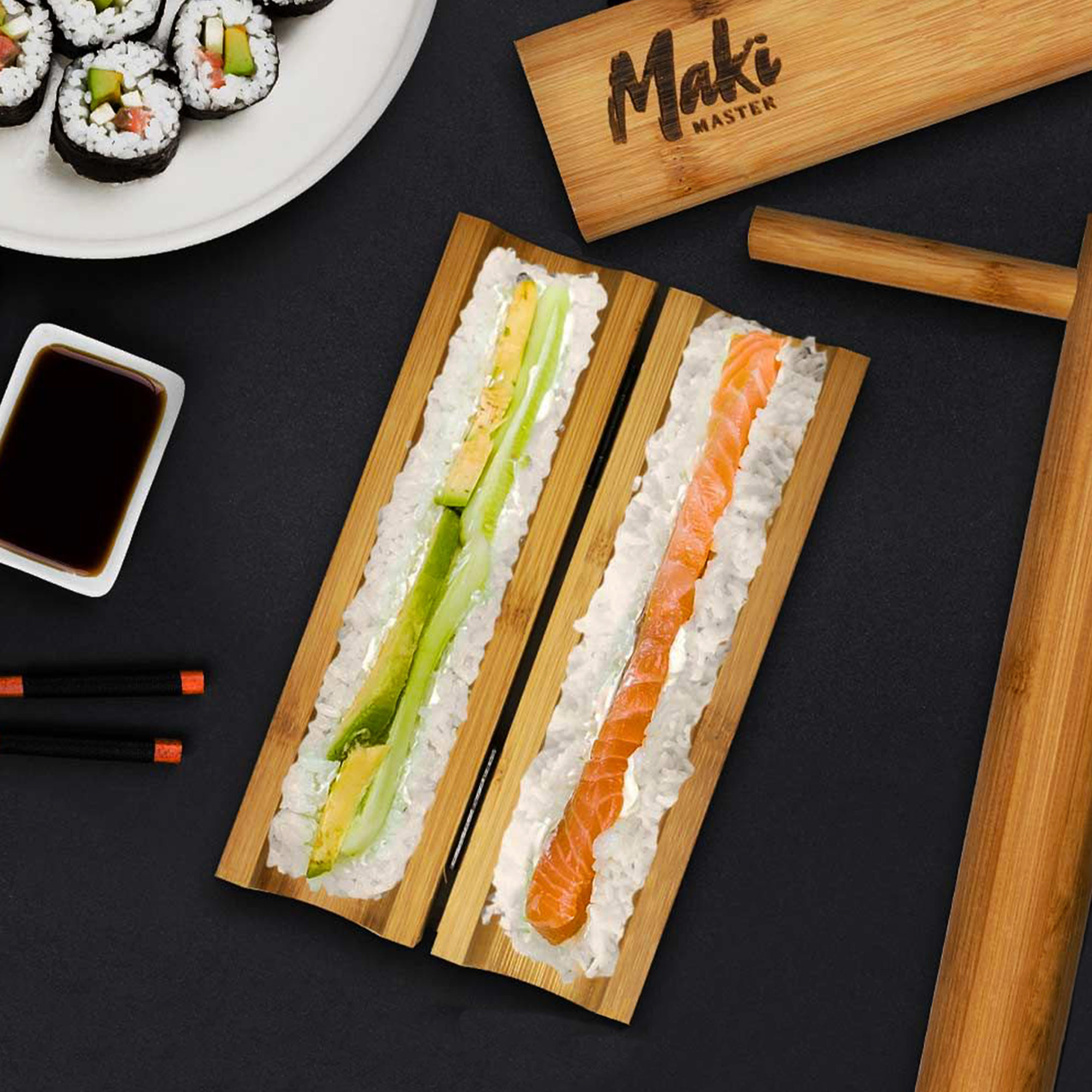 Maki Sushi selber machen - Sushi Rolls Set