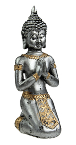 Buddha Deko Set mit Räucherstäbchen Kerze, und Buddhafigur
